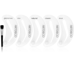 Artdeco Eye Brow Stencil with Brush Applicator Eyebrow Brush with Stencils Eyebrow Brush with Stencils