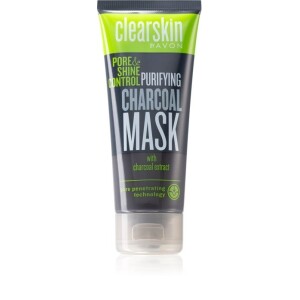 Avon Clearskin Pore & Shine Control Cleansing Mask with Activated Charcoal 75 ml