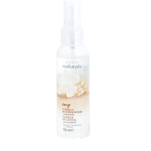 Avon Naturals Fragrance Refreshing Body Spray with Vanilla and Sandalwood   100 ml