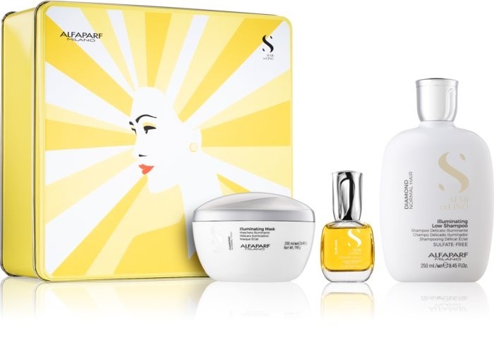 Alfaparf Milano Semi di Lino Diamond Illuminating Gift Set Gift Set