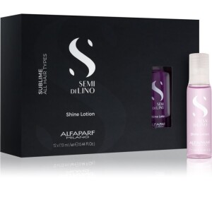 Alfaparf Milano Semi di Lino Sublime Rescructuring Multiplier Reconstructing Treatment For Damaged Hair In Ampoules 12×13 ml