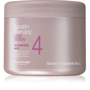 Alfaparf Milano Lisse Design Keratin Therapy Rehydrating Mask for All Hair Types 500 ml