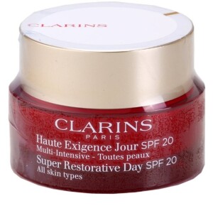 Clarins Super Restorative Day Day Illuminating Lifting Replenishing Cream for All Skin Types SPF 20 50 ml