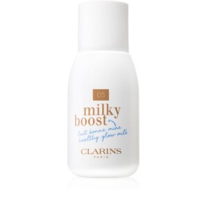 Clarins Milky Boost Tinted Lotion for Even Skintone Shade 05 Milky Sandalwood 50 ml