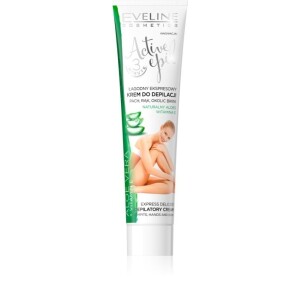 Eveline Cosmetics Active Epil Hair Removal Cream for Arms, Armpits and Bikini Line With Aloe Vera 125 ml