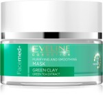 Eveline Cosmetics FaceMed+ Cleansing and Smoothing Green Clay Face Mask 50 ml