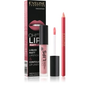 Eveline Cosmetics OH! my LIPS Cosmetic Set I. (for a Matte Look) for Women Cosmetic Set I. (for a Matte Look) for Women