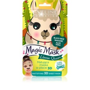 Eveline Cosmetics Magic Mask Lama Queen Normalizing Matting Mask 3D