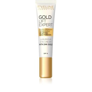 Eveline Cosmetics Gold Lift Expert Luxurious Eye Cream With 24 Carat Gold (SPF 8) 15 ml