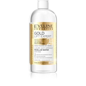 Eveline Cosmetics Gold Lift Expert Cleansing Micellar Water for Mature Skin 500 ml