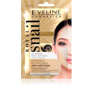 Eveline Cosmetics Royal Snail Revitalizing Face Mask With Rejuvenating Effect 10 ml
