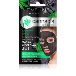 Eveline Cosmetics Cannabis Cleansing Clay Face Mask 7 ml