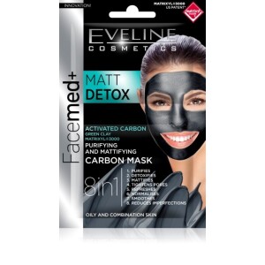 Eveline Cosmetics FaceMed+ Face Mask for Oily and Combination Skin Face Mask for Oily and Combination Skin