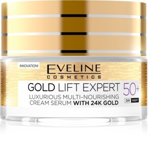 Eveline Cosmetics Gold Lift Expert Anti-Wrinkle Day and Night Cream 50+ 50 ml