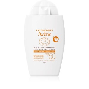 Avène Sun Minéral Sunscreen Fluid without Chemical Filters SPF 50+ 40 ml