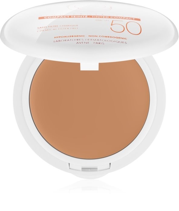 Avène Sun Minéral Protective Compact Foundation without Chemical Filters SPF 50 Shade Honey 10 g