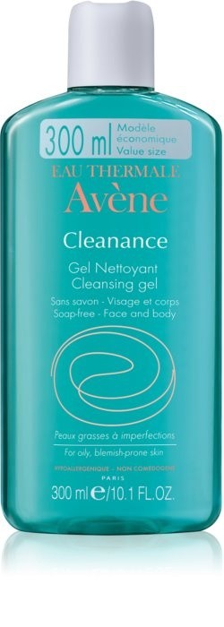 Avène Cleanance Cleansing Gel for Problematic Skin, Acne 300 ml