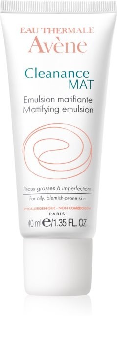 Avène Cleanance Mat Mattifying Emulsion To Regulate Sebum 40 ml