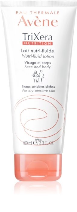 Avène TriXera Nutrition Face and Body Nourishing Fluid Lotion For Dry and Sensitive Skin 200 ml